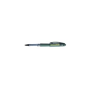 Pentel Tradio TRJ99D-A, Feutre plume gamme Sport Chic, corps vert kaki mat, encre noire rechargeable