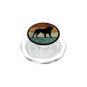 Bouledogue Anglais Chien Design Rétro PopSockets PopGrip pour MagSafe