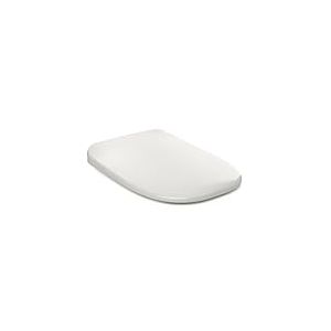 TATAY Abattant WC Duroplast Compatible Dama Retro | Descente Amortie | Démontage Rapide et Nettoyage Facile | Haute Résistance et Antibactérien | Forme Carrée - Modèle LDY+ - Blanc