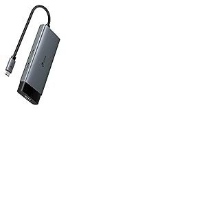 TP-Link UH5020C Hub USB-C 5-en-1, 2X USB 3.0, HDMI 4K@30Hz, USB-C PD 100W, Plug & Play, Boîtier Compact en Aluminium, Compatible MacBook, iPad, Windows, Chromebook