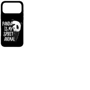 Panda is My Spirit Animal Dessin de Panda fantaisiste Coque pour iPhone 17 Pro Max
