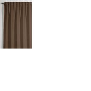 Sehlbach Rideau pr&ecirc;t &agrave; Poser avec Bande pour Rideau, Dimout Uni, Marron, 140 x 245 cm Rideaux, &Eacute;conomie d'&eacute;nergie en Hiver, Antichaleur en &eacute;t&eacute;, Opaque, Pliss&eacute; Parfait, &Eacute;l&eacute;gance intemporelle