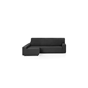 Martina Home Tunez Housse de canapé, Coton Polyester Élasthanne, Anthracite, Brazo izquierdo Largo (Visto de frente)