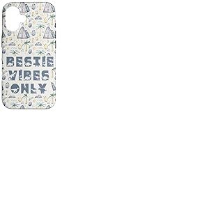 Bestie Vibes Only BFF Œufs et arbres dinosaures Paysage Coque pour iPhone 16