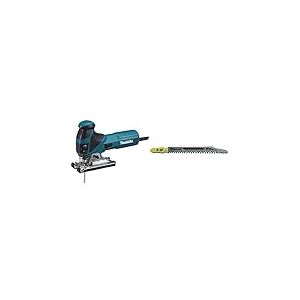 Makita 4351FCTJ Scie Sauteuse à Pendule 135 mm, avec LED, 720W & B-06460 Lot de 5 lames bois (B50) pour scie sauteuse