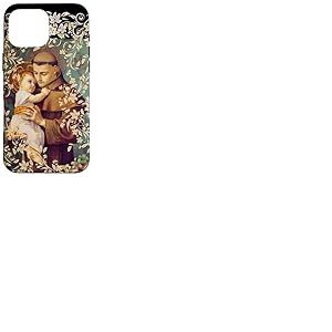 Saint Antoine de Padoue catholique Saint Enfant J&eacute;sus Coque pour iPhone 16 Pro Max