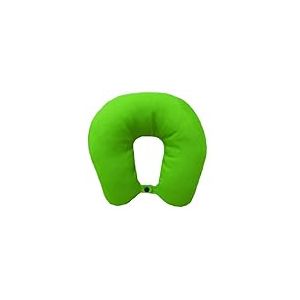 Lemos Home Coussin de Nuque, avec Rembourrage en Microfibre, Coussin de Voyage Confortable pour Avion, Voiture, Bureau, idéal pour Le Camping, Les Vacances et Les Gadgets de Voyage (Vert Pomme)
