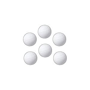 Beistle S55087AZ6 Lot de 6 découpes en Papier pour Volleyball - Fournitures de fête à thème Sportif - Blanc/Noir