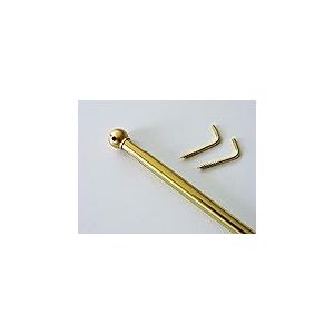 easy Baguette Ø7 Extensible 50-70 cm Laiton Poli