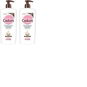 Cadum Surgras Crème Douche Surgras Coco, 750ml (Lot de 2)