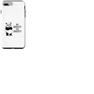 Panda My Anxiety s'amuse avec l'anxiété Coque pour iPhone 7 Plus/8 Plus