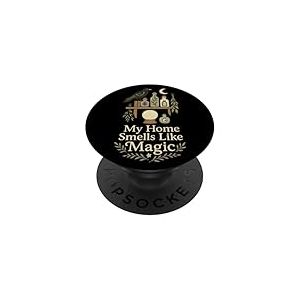 Witchy Home Étagère décorative décorative Motif Lune PopSockets PopGrip Adhésif