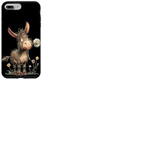 Costume Amusant d'âne de Fleur Sauvage pour Les Amateurs de Pissenlit Coque pour iPhone 7 Plus/8 Plus