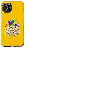 Poup&eacute;e vaudou color&eacute;e Mardi Gras Coque pour iPhone 11 Pro