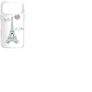 Tour Eiffel I Love Paris Souvenir France Parisien Fran&ccedil;ais Coque pour iPhone 17 Pro Max