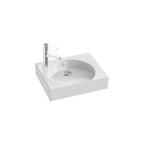JACOB DELAFON Lave-mains en c&eacute;ramique Dimensions 45 x 36 cm Trou pour robinetterie &agrave; gauche Nettoyage facile ORG EGN112-00