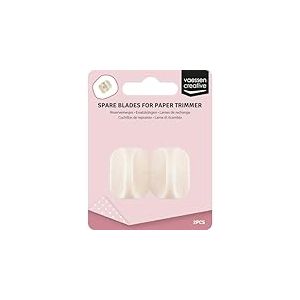 Vaessen Creative Lames de Rechange pour Coupe-Papier - 2 Pcs pour Découpe Précise - pour Massicot Pliage et Coupe - Facile à Remplacer