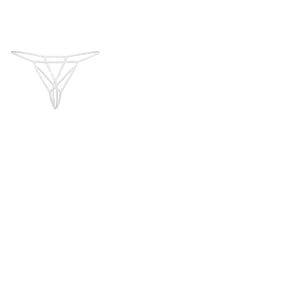 Teyli &ndash; Culotte Ouverte &agrave; l'entrejambe &ndash; String Femme Sensuel &agrave; lani&egrave;res avec Entrejambe Ouvert. Blanc L/XL