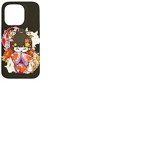 Kokeshi Poup&eacute;e Koi Poisson Japonais Amateur Esth&eacute;tique Coque pour iPhone 15 Pro