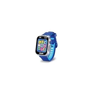 VTech - KidiZoom SmartWatch DX4 Bleue - Montre Digitale Enfant 16 en 1 avec Écran Tactile Couleur, Jeux, Applications, Appareil Photo et Vidéo - Cadeau Enfant Dès 5 Ans - Contenu en Français