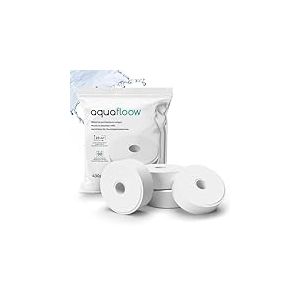 Aquafloow Pastilles de recharge pour déshumidificateur d'air, Réduisent l'humidité et les mauvaises odeurs, Pack de recharge compatible avec le déshumidificateur AERO 360°, lot de 4