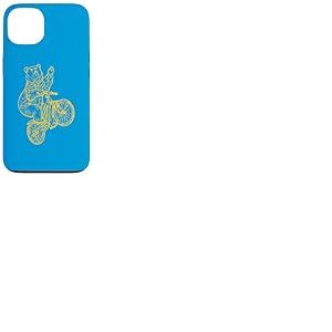 Ours Vélo Vélo Drôle Cycliste Animal Vélo Cool Bike Coque pour iPhone 13