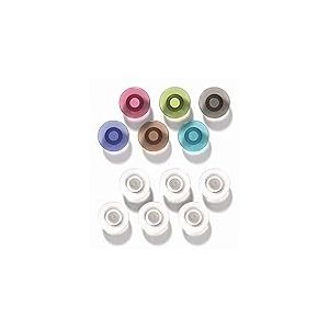 Quartet 85393 Lot de 12 aimants puissants en Verre, Tableau Blanc effa&ccedil;able &agrave; Sec, Couleurs Assorties