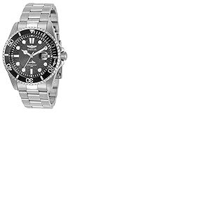 INVICTA Pro Diver 30806 Montre Homme - Entanche - Analogique - Mouvement à Quartz - Acier Inoxydable avec Cadran Noir - 43mm