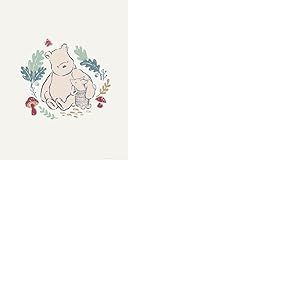Komar Disney Winnie l'Ourson Taking Care - 40 x 50 cm - D&eacute;coration murale pour chambre d'enfant