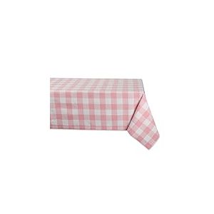 DII Buffalo Check Collection Nappe Classique de Ferme 152,4 x 264,2 cm Rose et Blanc