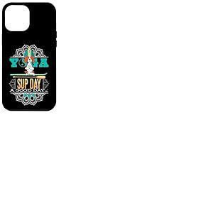 SUP Stand Up Paddle board paddling Chiens Yoga supboard Coque pour iPhone 12 Pro Max