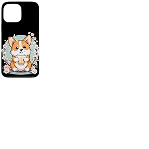 Mignon dessin animé Corgi Coque pour iPhone 13 Pro Max