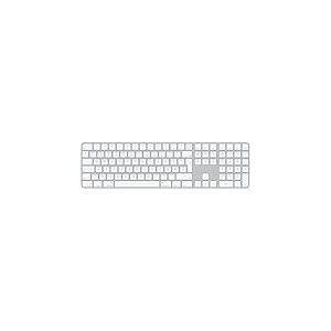 Apple Magic Keyboard avec Touch ID et pav&eacute; num&eacute;rique : Bluetooth, Rechargeable. Compatible avec Les Ordinateurs Mac dot&eacute;s d&rsquo;Une Puce Apple ; Norv&eacute;gien, Touches Blanches