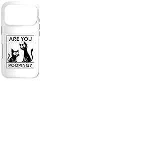 are You Pooping Chat Dr&ocirc;le No&euml;l Cadeau Coque pour iPhone 17 Pro