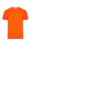 Mukua Derby T-shirt unisexe en polyester toucher coton, couleur orange fluo, taille 3XL