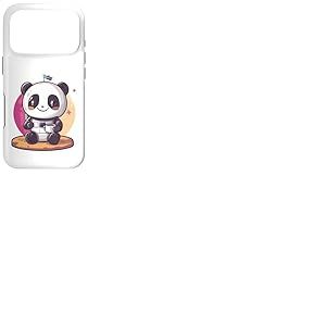 Panda Astronaute avec caf&eacute; Astronaute de l'espace Panda Coque pour iPhone 17 Pro