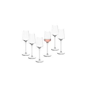 LEONARDO HOME PUCCINI 069607 Lot de 6 verres à liqueur 120 ml Design intemporel Forme fine Pour grappa et digestif Aspect moderne Passe au lave-vaisselle Son