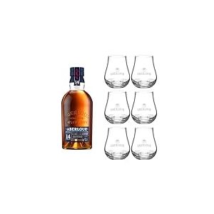 Pack ABERLOUR 14 ans + 6 verres Whisky Ecossais Single Malt - 40%, 70cl