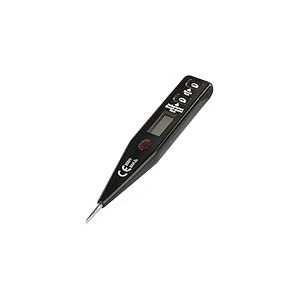 EMOS - Testeur de Tension et Tournevis sans Contact 2 en 1 - avec Test de Phase - Testeur de Tension AC/DC/testeur de Phase - Affichage et signalisation Optique - sans Batterie - Noir