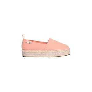Calvin Klein Espadrilles Femme Compensées, Rose (Powder Orange), 38