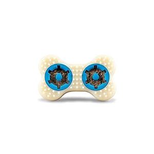 PetSafe Jouet à mâcher Forever Bone avec Anneaux en Peau de Boeuf Naturelle pour chiens, en nylon et en caoutchouc, pour les bons machouilleurs. Taille L