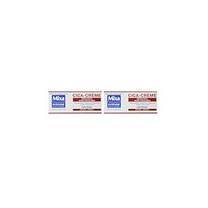Mixa Intensif Peaux Sèches - Cica-Crème Réparatrice Zones Fragilisées - 50 ml (Lot de 2)