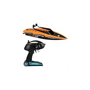 ColorBaby 47673 Bateau radiocommand&eacute; Racing Boat, 31 x 10 x 9 cm, t&eacute;l&eacute;commande, 6 Directions, fr&eacute;quence 2,4 GHz, port&eacute;e 35-40 m, Bateau RC, Jouets radiocommand&eacute;s, Jouets pour Enfants, +4 Ans