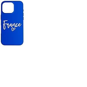 France Heart Femme Love France Coque pour iPhone 16 Pro