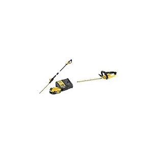 DEWALT - Taille-Haies sur Perche Brushless XR 18V 5Ah Li-Ion & Taille-Haies Brushless XR 18V 5Ah Li-Ion - DCMHT563N-XJ - Taille Haie Électrique sans Fil avec Poignée Multidirectionnelle