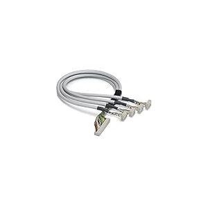 PHOENIX CONTACT FLK 40/4X14/EZ-DR/100/IB32 Câble rond de commande Allen-Bradley SLC 500 Connecteur 1 barre IDC/FLK femelle (1 x 40 broches), connecteur 2 prises IDC/FLK (4 x 14 broches)