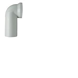 Cornat CKAB9000 Pipe coudée de WC, 90°, Blanc, Multicolore