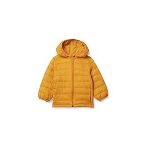 Amazon Essentials Veste matelass&eacute;e l&eacute;g&egrave;re &agrave; capuche, imperm&eacute;able et compressible pour tout-petit gar&ccedil;on, jaune dor&eacute;, taille 2T