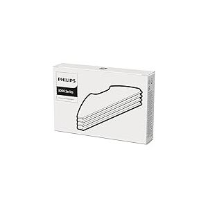 Philips Homerun 3000 Lingettes pour Robots Aspiration/Nettoyage Homerun. 4 lingettes en Microfibre. pour : XU3100/01, XU3110/02, XU3000/01, XU3000/02. (XV1430/00)