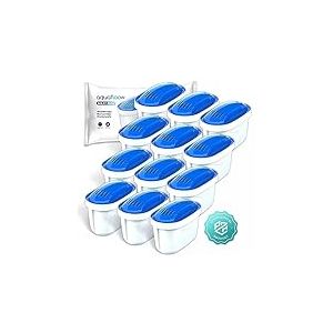 Aquafloow Maximag 12x Cartouches De Filtre À Eau Au Magnésium | Les Filtres Nettoient L'eau Et L'enrichissent En Magnésium | Dafi Unimax Aquaphor A5 Brita Maxtra+ Philips AWP212/10